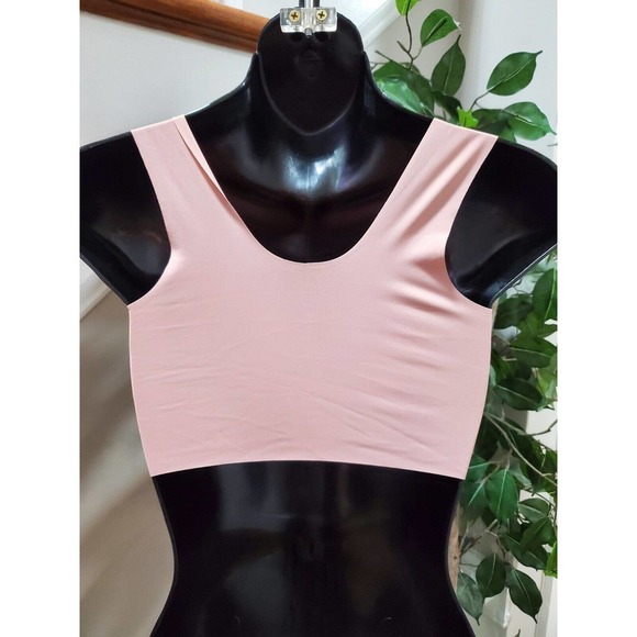 SHEIN Pink Cotton Comfortable Front Lace Shaping Seamless Bra Size Large (34C) - Picture 6 of 9